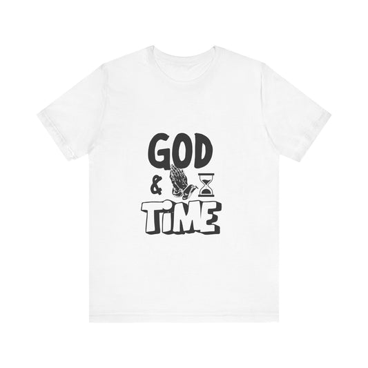 Unisex Jersey Short Sleeve Tee God and TIme
