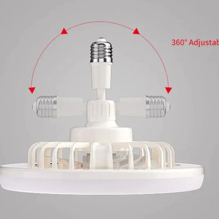 Socket Fan Light with Remote Control