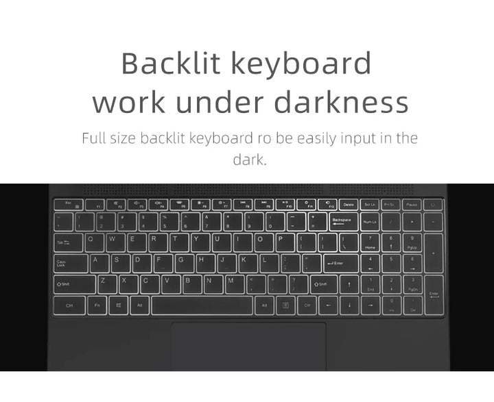 Russian keyboard 15.6 Inch DDR4 16GB RAM Intel Celeron N5095 WiFi Business Office Online Class Notebook Window 10