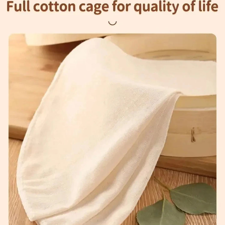 10Pcs 24/28/32CM Pure Cotton Steamer Cloth Household Drawer Cloth Steamed Rice And Bun Mat Round Cotton Gauze Kitchen Steamer