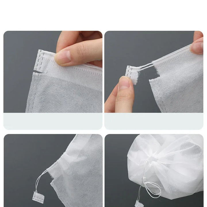 10 PCS Shoe Storage Bag Wardrobe Storage Bag Non-Woven Travel Portable Bag Waterproof Pocket Clothing Sorting Hanging Bag