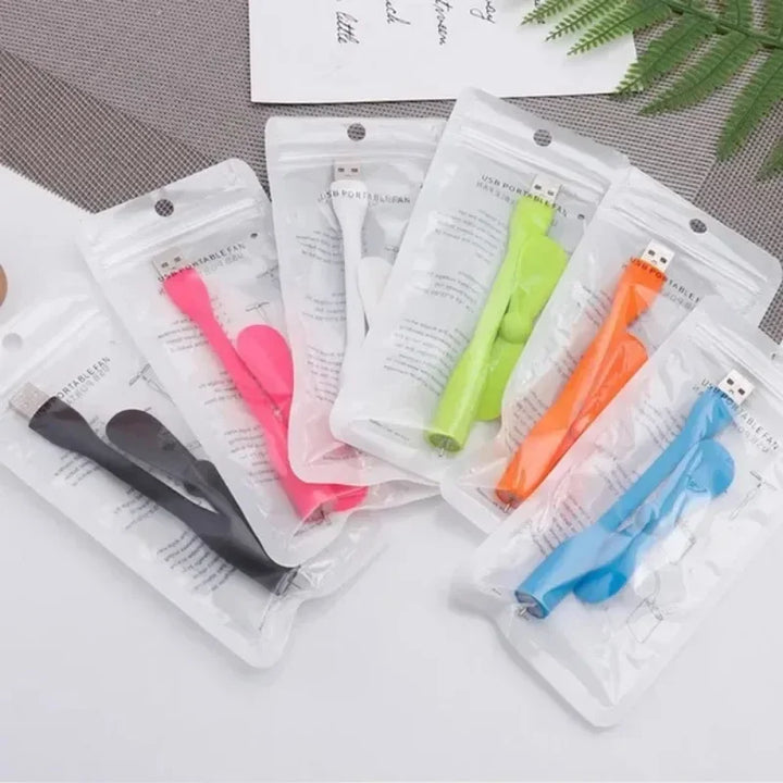 1 Pc USB Mini Flexible Bendable Portable Hand Fan for Power Bank Laptop PC Charger Summer Gadget Fan