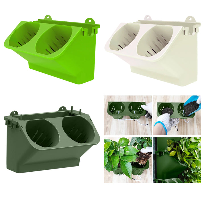 Wall Hanging Planter Vertical Plant Pouch Pot Garden Planter Container Flowers Vegetables Herbs Indoor Outdoor Garden Decor