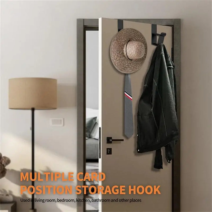 Over The Door Hook Hanger Coat Hat Household New Holder Storage Multi-purpose Hanger Organizer Hooks Bag Hot Organizer Household