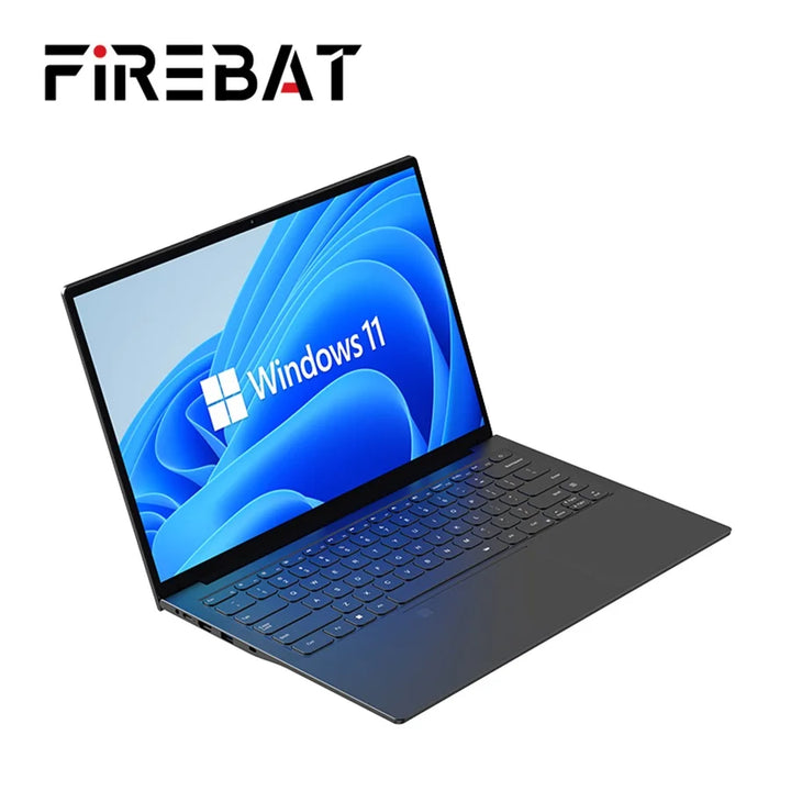 Firebat A16 Laptop 16 Inch CPU N5095 N100 16GB RAM SSD 512GB 1TB BT4.2 WiFi5 LPDDR4 Lightweight Business Computer Notebook