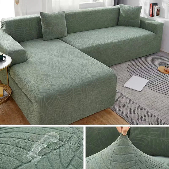 Thick Jacquard Sofa Cover for Living Room 1/2/3/4 Seater Elastic Sofa Cover L-shaped Corner Sofa Cover