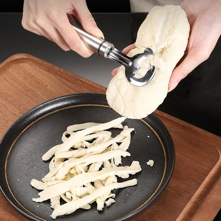 Manual Noodles Dough Cutter With Hanging Hole Stainless Steel Sliced Noodle Knife Durable Noodle Making Scraper Kitchen Gadget