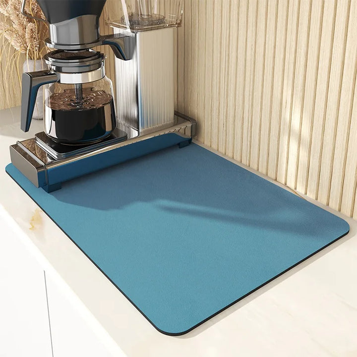 Super Antiskid Large Kitchen Absorbent Draining Mat Super Absorbent Draining Coffee Dish Drying Mat Quick Dry Bathroom Drain Pad