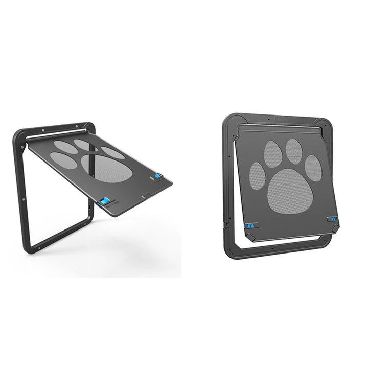 Pet Kitty Dog Door Flap Gate Opener Controlled Entry Electronic Screen Window Protector Wall Mosquito Net