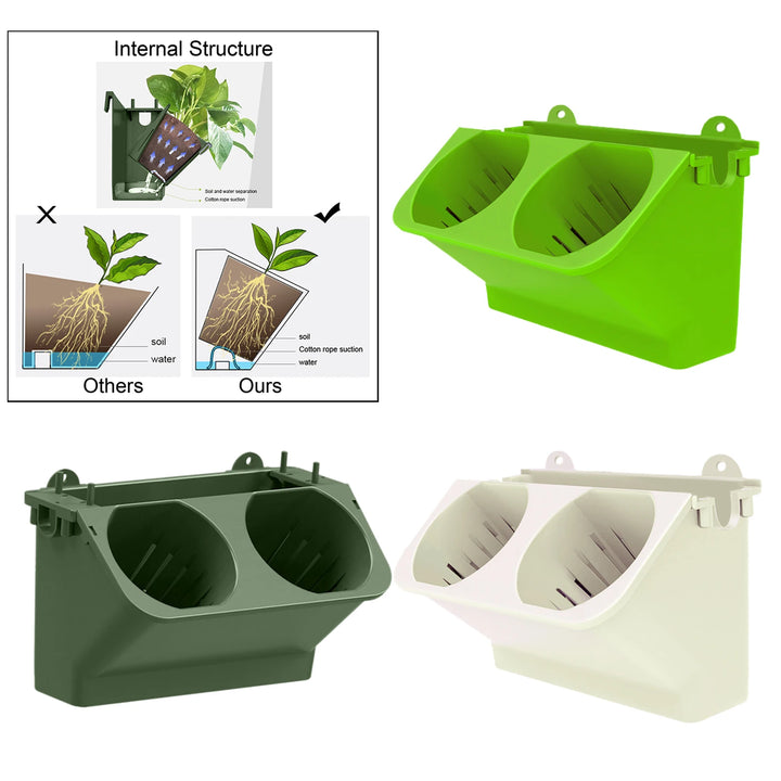 Wall Hanging Planter Vertical Plant Pouch Pot Garden Planter Container Flowers Vegetables Herbs Indoor Outdoor Garden Decor