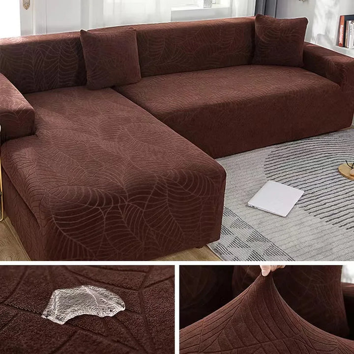 Thick Jacquard Sofa Cover for Living Room 1/2/3/4 Seater Elastic Sofa Cover L-shaped Corner Sofa Cover