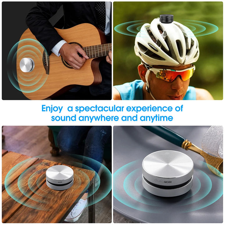 Wirelessly BT Speaker Bone Conduction Speakers Mini Portable Loud Stereo Sound Built-in Mic Sound Box Portable Audio Device