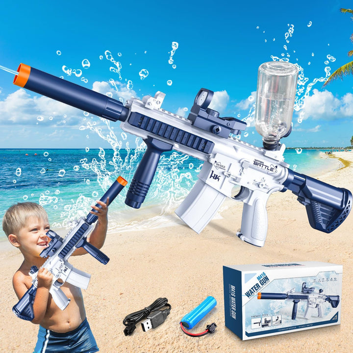 New Electric Water Gun Automatic Squirt Rifle Toy Gun